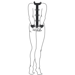 EasyToys Fetish Collection Collier et menottes Restraint Set Simili